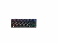 Cherry mx 8.2 tkl draadloos gaming toetsenbord zonder numeriek toetsenblok duitse indeling (qwertz) met metalen behuizing voor transport mx brown schakelaars zwart - afbeelding 3 van  4