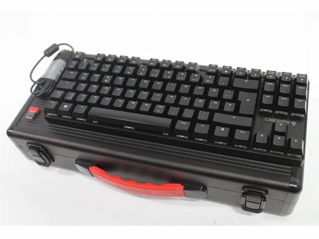 Cherry mx 8.2 tkl wireless, draadloos gametoetsenbord zonder numeriek toetsenblok qwertz zwart - afbeelding 5 van  5