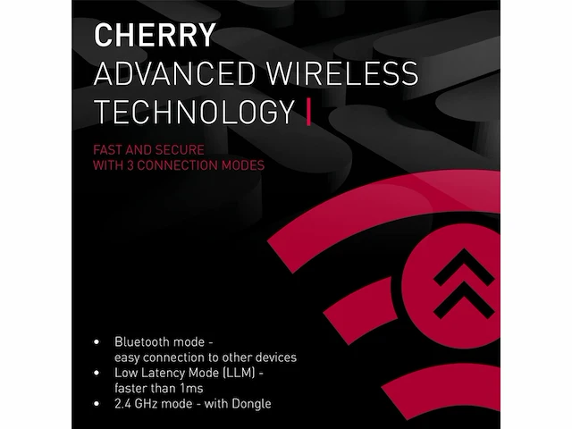 Cherry mx 8.2 tkl wireless draadloos mechanisch gaming-toetsenbord zonder numeriek toetsenblok qwertz zwart - afbeelding 3 van  6