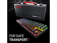 Cherry mx 8.2 tkl wireless draadloos mechanisch gaming-toetsenbord zonder numeriek toetsenblok qwertz zwart - afbeelding 5 van  6