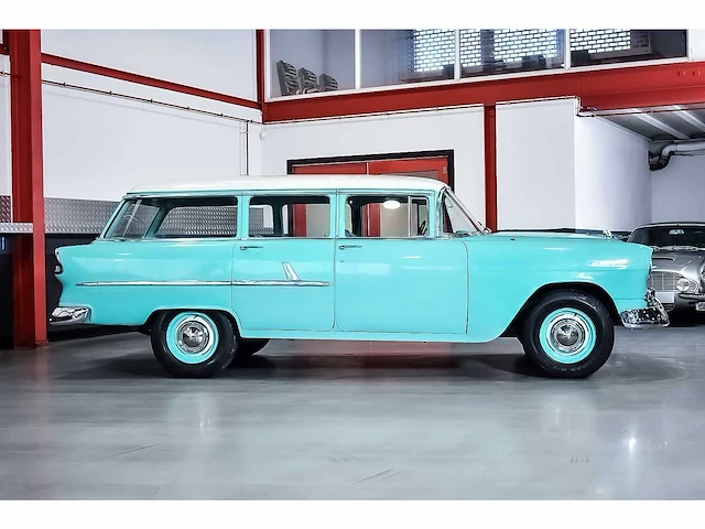 Chevrolet - bel air 4 door wagon 235ci i6 (blue flame) - 1955 - afbeelding 2 van  98