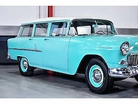 Chevrolet - bel air 4 door wagon 235ci i6 (blue flame) - 1955 - afbeelding 7 van  98