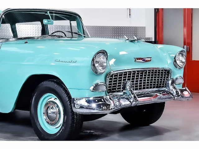 Chevrolet - bel air 4 door wagon 235ci i6 (blue flame) - 1955 - afbeelding 8 van  98