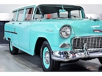 Chevrolet - bel air 4 door wagon 235ci i6 (blue flame) - 1955 - afbeelding 9 van  98