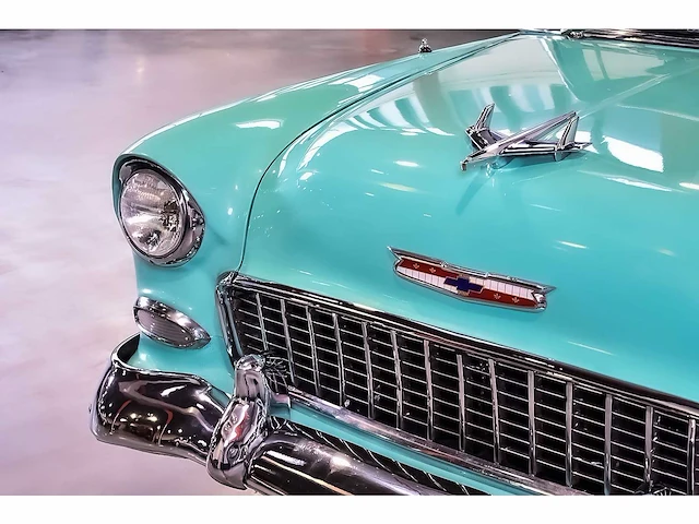 Chevrolet - bel air 4 door wagon 235ci i6 (blue flame) - 1955 - afbeelding 17 van  98