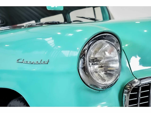 Chevrolet - bel air 4 door wagon 235ci i6 (blue flame) - 1955 - afbeelding 18 van  98