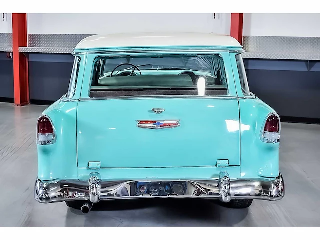Chevrolet - bel air 4 door wagon 235ci i6 (blue flame) - 1955 - afbeelding 26 van  98