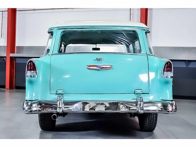 Chevrolet - bel air 4 door wagon 235ci i6 (blue flame) - 1955 - afbeelding 28 van  98