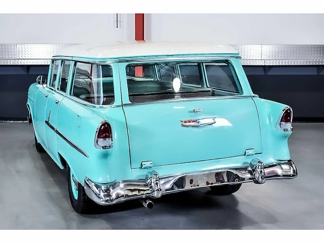Chevrolet - bel air 4 door wagon 235ci i6 (blue flame) - 1955 - afbeelding 29 van  98