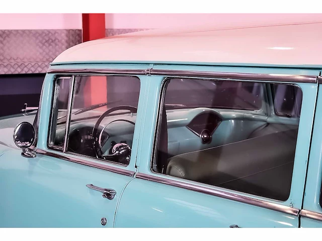Chevrolet - bel air 4 door wagon 235ci i6 (blue flame) - 1955 - afbeelding 39 van  98