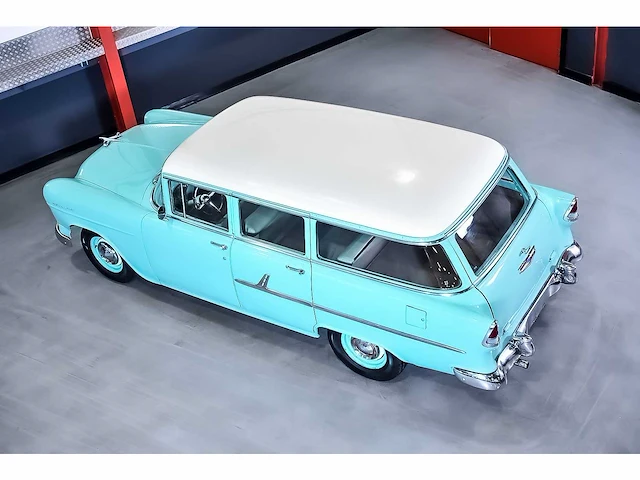 Chevrolet - bel air 4 door wagon 235ci i6 (blue flame) - 1955 - afbeelding 50 van  98