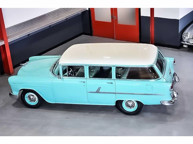 Chevrolet - bel air 4 door wagon 235ci i6 (blue flame) - 1955 - afbeelding 51 van  98