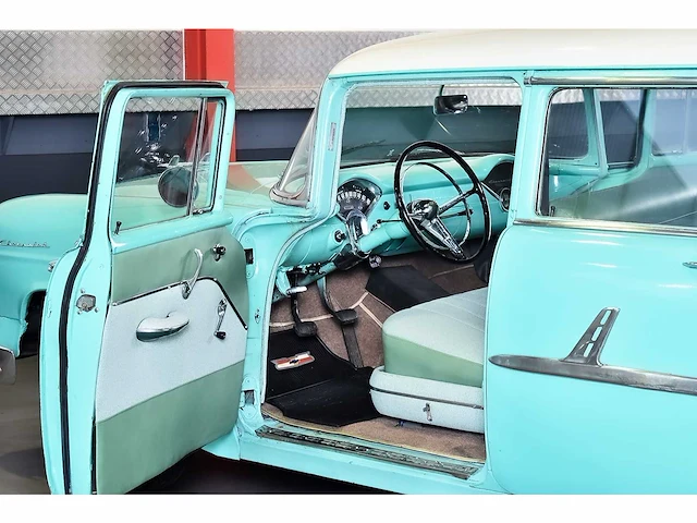 Chevrolet - bel air 4 door wagon 235ci i6 (blue flame) - 1955 - afbeelding 53 van  98
