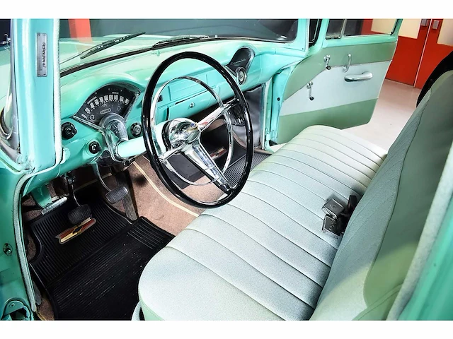 Chevrolet - bel air 4 door wagon 235ci i6 (blue flame) - 1955 - afbeelding 58 van  98