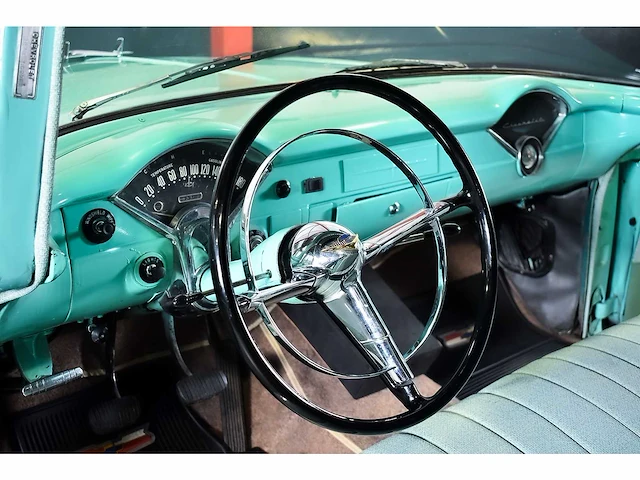 Chevrolet - bel air 4 door wagon 235ci i6 (blue flame) - 1955 - afbeelding 59 van  98