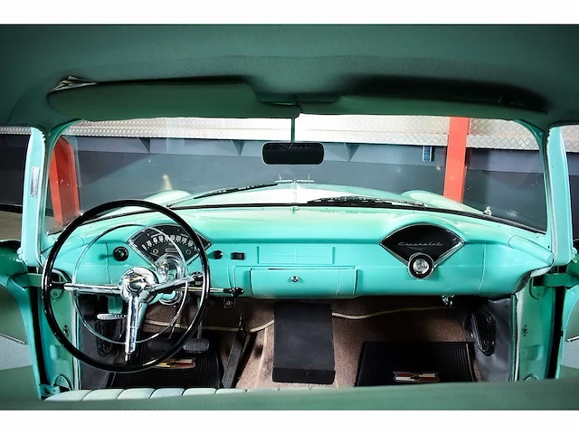 Chevrolet - bel air 4 door wagon 235ci i6 (blue flame) - 1955 - afbeelding 61 van  98