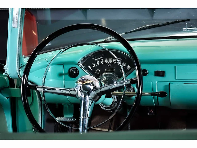 Chevrolet - bel air 4 door wagon 235ci i6 (blue flame) - 1955 - afbeelding 62 van  98