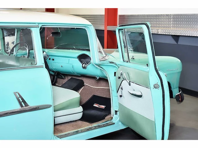 Chevrolet - bel air 4 door wagon 235ci i6 (blue flame) - 1955 - afbeelding 68 van  98