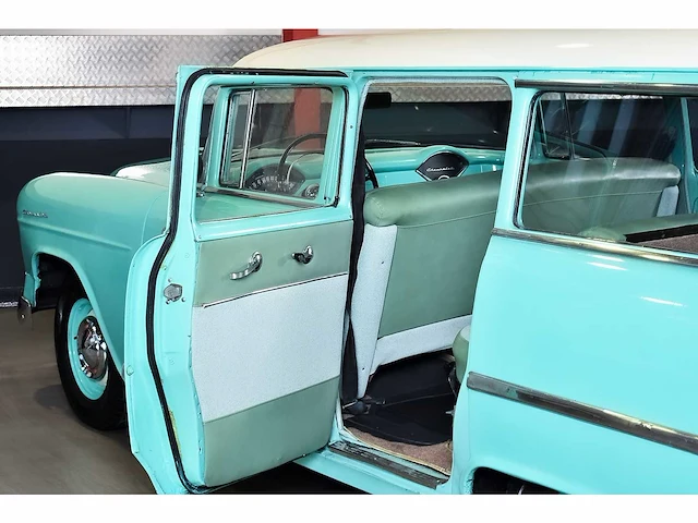 Chevrolet - bel air 4 door wagon 235ci i6 (blue flame) - 1955 - afbeelding 70 van  98