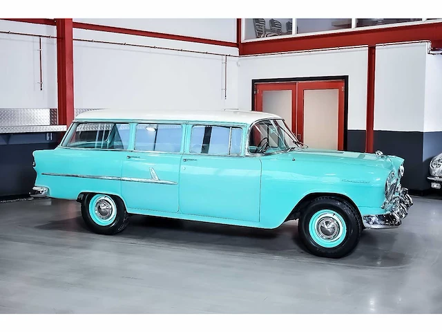 Chevrolet - bel air 4 door wagon 235ci i6 (blue flame) - 1955 - afbeelding 67 van  98