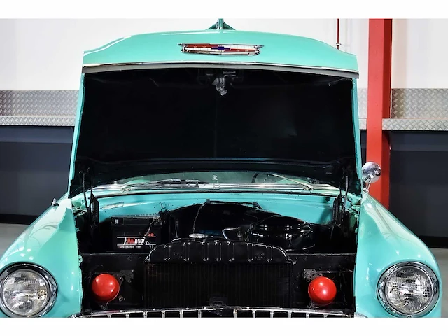 Chevrolet - bel air 4 door wagon 235ci i6 (blue flame) - 1955 - afbeelding 82 van  98