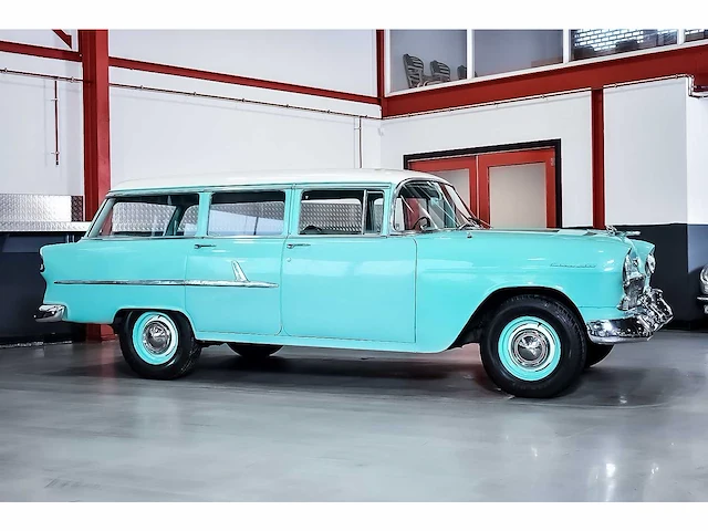 Chevrolet - bel air 4 door wagon 235ci i6 (blue flame) - 1955 - afbeelding 78 van  98