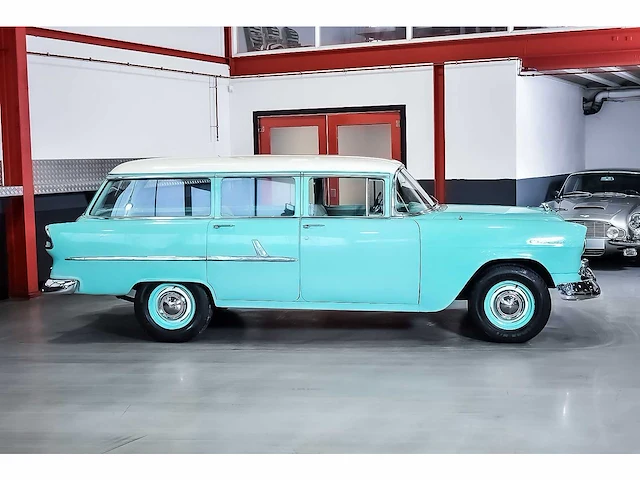 Chevrolet - bel air 4 door wagon 235ci i6 (blue flame) - 1955 - afbeelding 89 van  98
