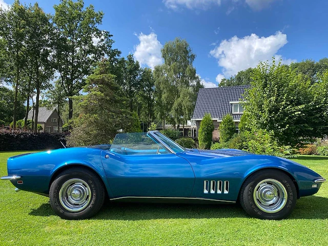 Chevrolet - corvette - c3 - cabrio- 1968 - uniek - afbeelding 26 van  29