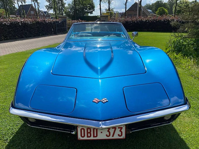 Chevrolet - corvette - c3 - cabrio- 1968 - uniek - afbeelding 27 van  29