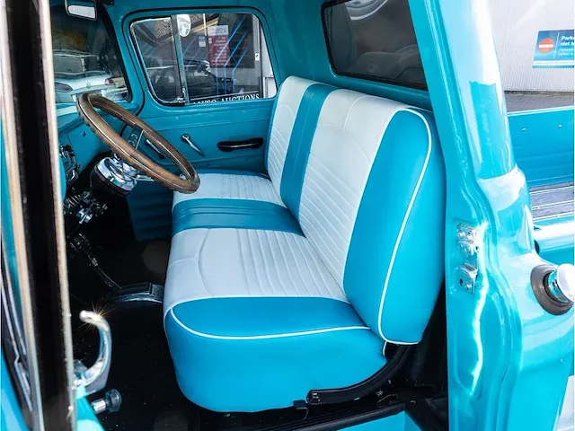 Chevrolet 3100 pick up truck automaat 1957 volledig gerestaureerd oldtimer, be-83-22 - afbeelding 6 van  43