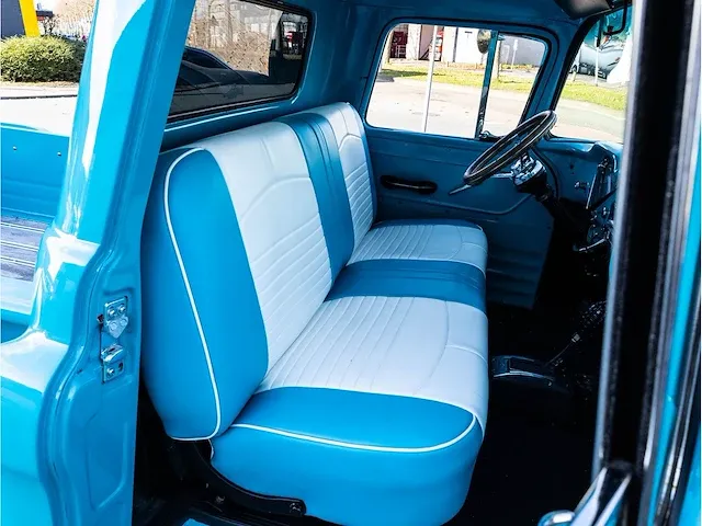 Chevrolet 3100 pick up truck automaat 1957 volledig gerestaureerd oldtimer, be-83-22 - afbeelding 9 van  43