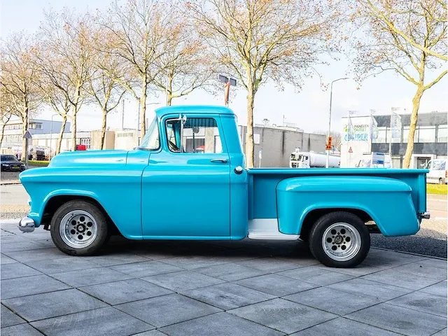 Chevrolet 3100 pick up truck automaat 1957 volledig gerestaureerd oldtimer, be-83-22 - afbeelding 12 van  43