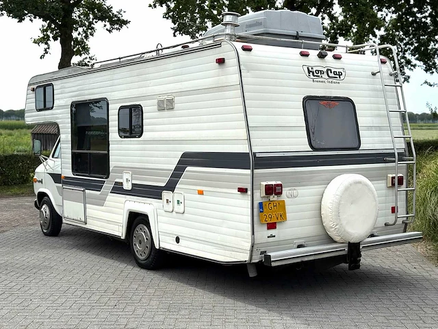 Chevrolet chevy van camper hop cap 210re kampeerwagen 1979 5.7 v8 lpg gh-29-vk - afbeelding 22 van  28