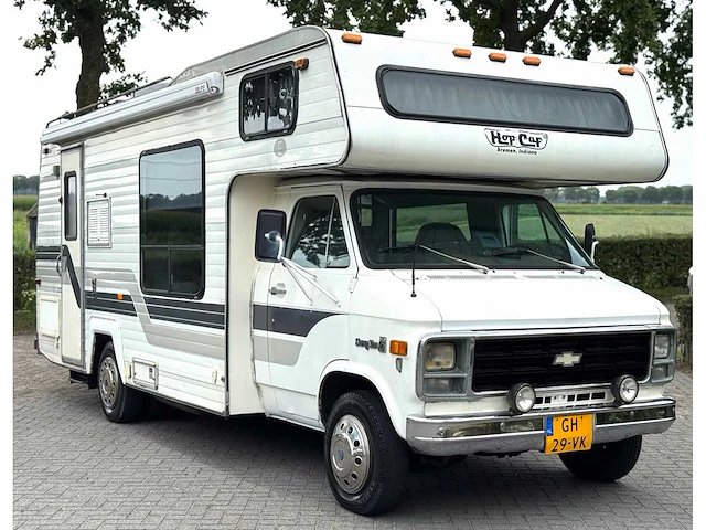 Chevrolet chevy van camper hop cap 210re kampeerwagen 1979 5.7 v8 lpg gh-29-vk - afbeelding 25 van  28