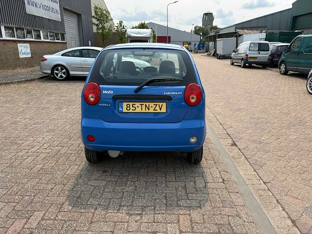 Chevrolet matiz 0.8 breeze 85-tn-zv - afbeelding 8 van  16