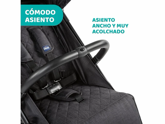 Chicco buggy trolley me verstelbare rugleuning vanaf geboorte tot 15 kg stone - afbeelding 2 van  7