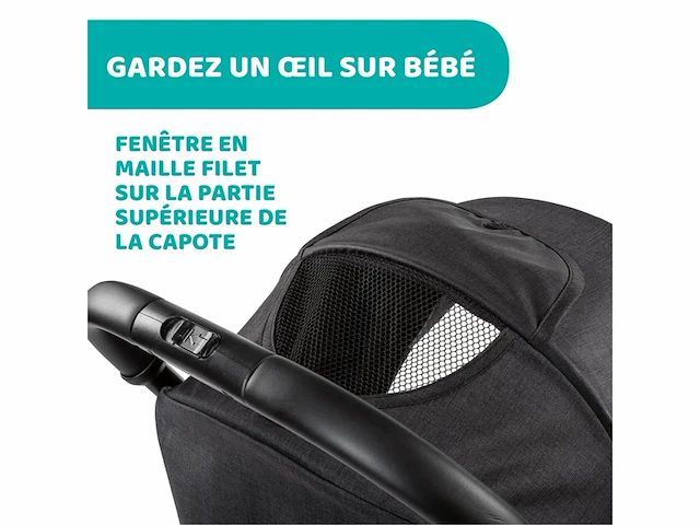 Chicco buggy trolley me verstelbare rugleuning vanaf geboorte tot 15 kg stone - afbeelding 4 van  7