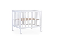 Childhome park 97 box met wieltjes hout wit 98x78x82 cm - afbeelding 1 van  3