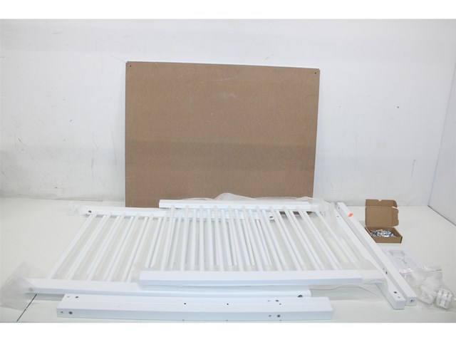 Childhome park 97 box met wieltjes hout wit 98x78x82 cm - afbeelding 2 van  3