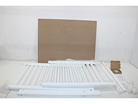 Childhome park 97 box met wieltjes hout wit 98x78x82 cm - afbeelding 2 van  3