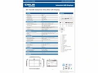 Chilin solutions - st-hb46lbx - 46“ full hd industrial ultra slim led display (8x) - afbeelding 3 van  4