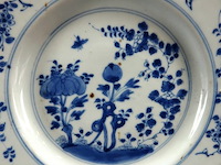 Chinees blauw en wit 18e eeuwse schotel qian long - afbeelding 3 van  5