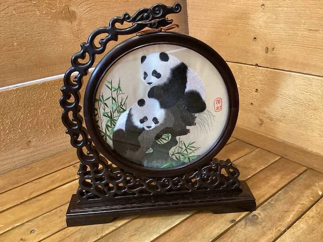 Chinees zijdeschilderij - afbeelding 1 van  6