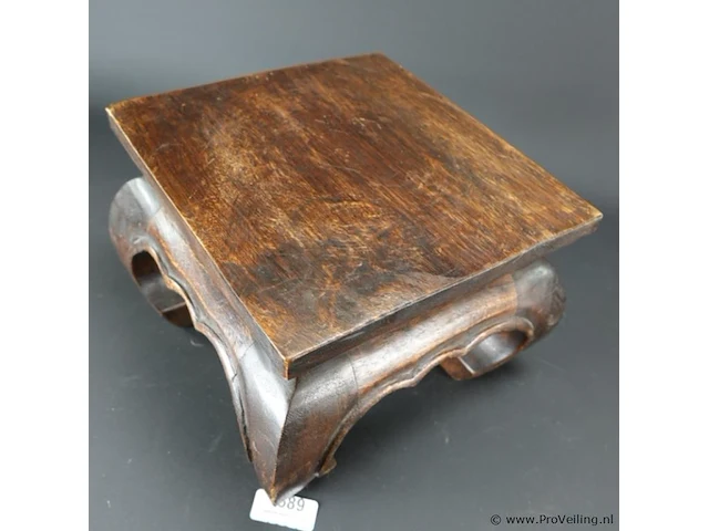 Chinese houten kruk - afbeelding 3 van  5