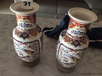 Chinese vazen 2stuks - afbeelding 1 van  2