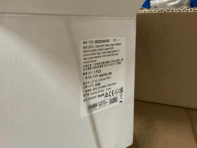 Chint ddsu666-h smart power sensor (6x) - afbeelding 5 van  6