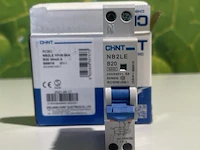 Chint electric 1-fase, 1 polig+nul 20a b-kar 30ma - 10 stuks