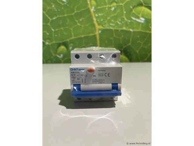 Chint electric aardlekautomaat 3-polig+nul 16a b-kar 30ma - aantal 5 stuks - afbeelding 2 van  6