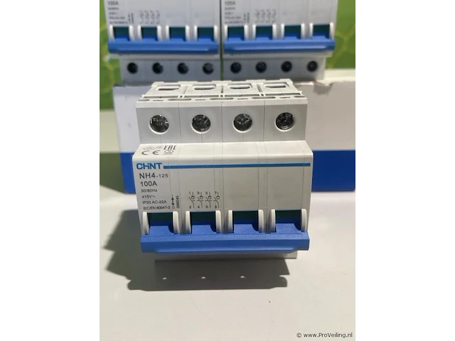 Chint electric switch disconnector nh4-125 100a - 5 stuks - afbeelding 2 van  9