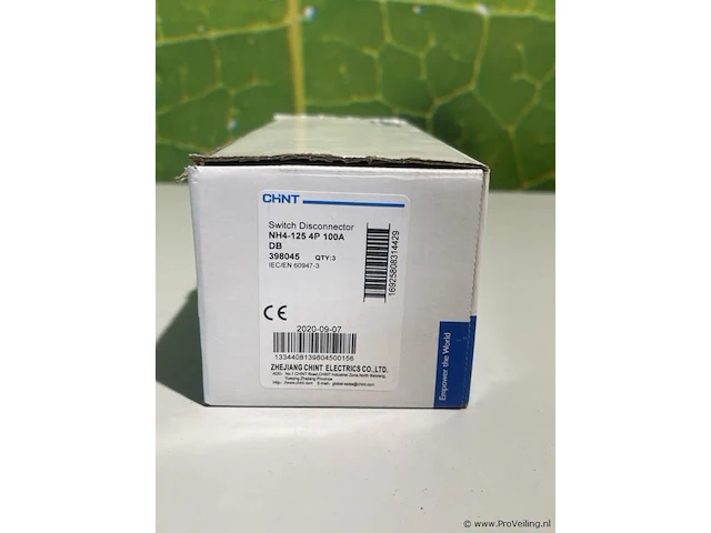 Chint electric switch disconnector nh4-125 100a - 5 stuks - afbeelding 8 van  9
